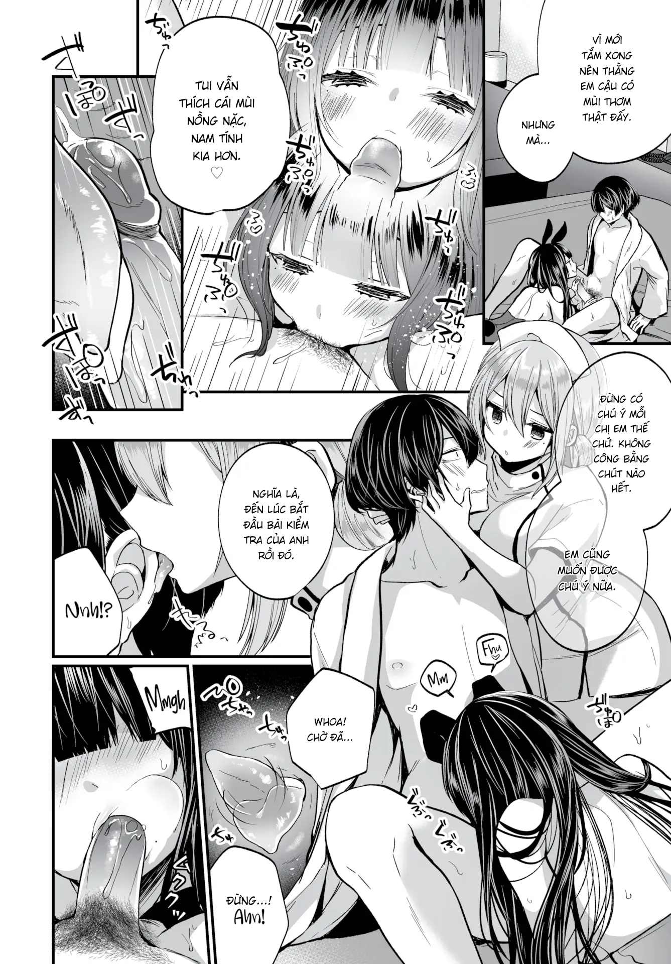 Đọc truyện hentai Gái Ngoan Lớp Tôi Hoá Ra Lại Là Dâm Nữ!? - Chap 8 - Chị Chị Em Em