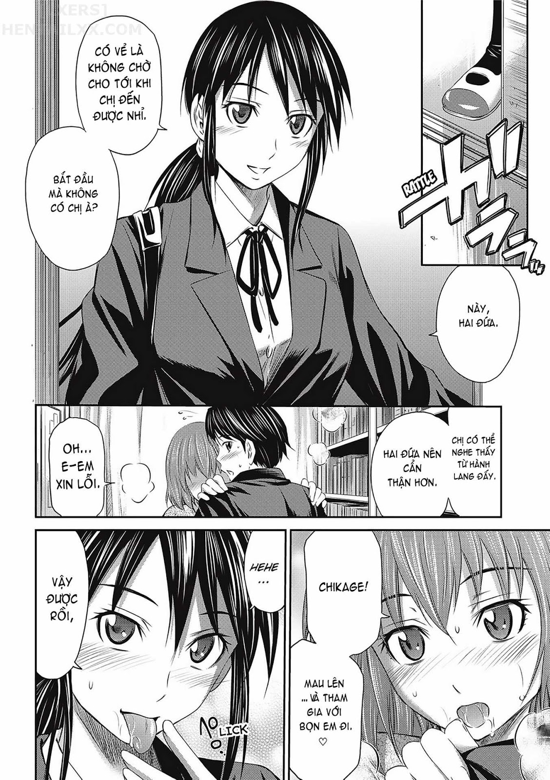 Đọc truyện hentai Peachy Triangle - Chap 4