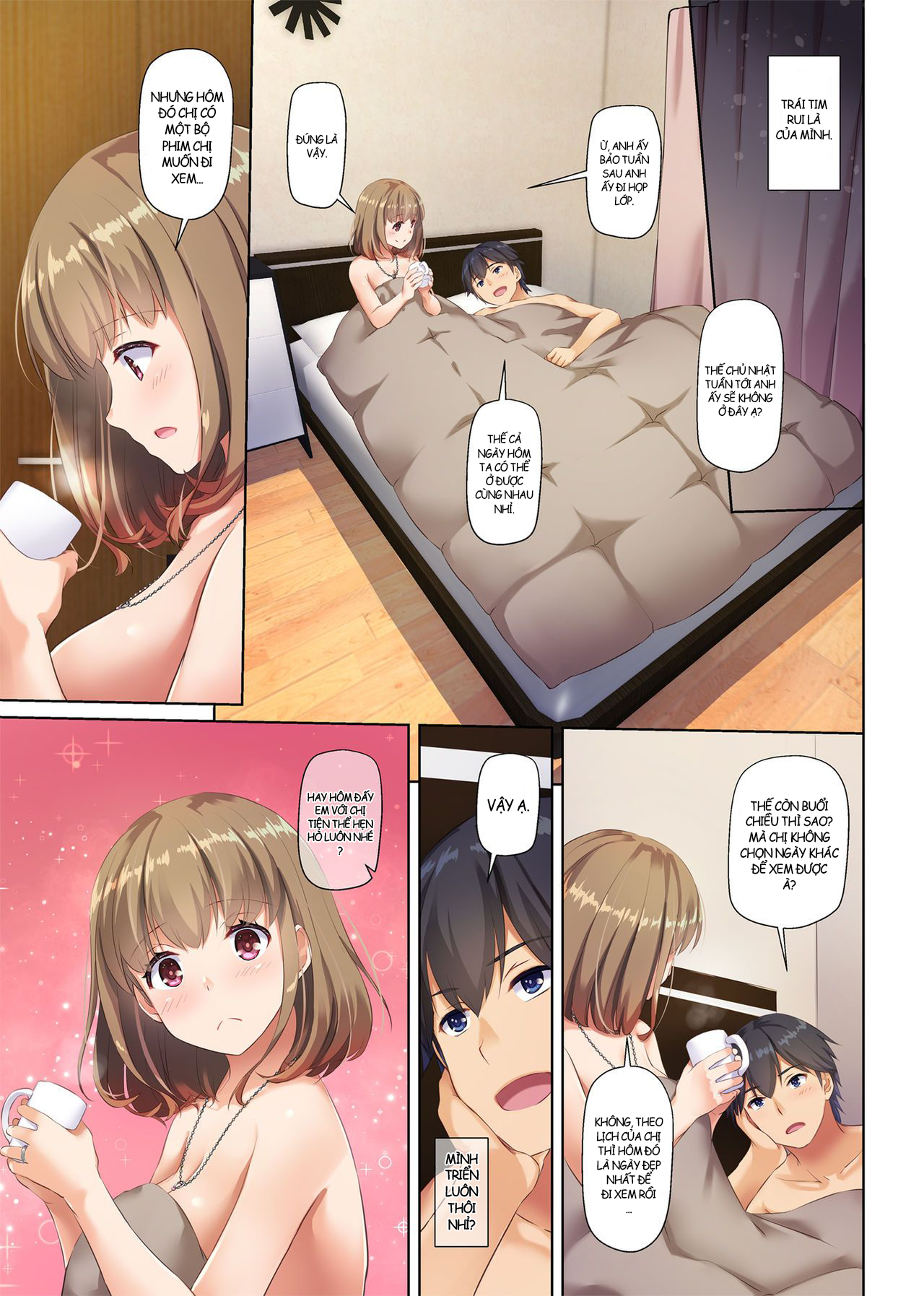 Đọc truyện hentai Hitozuma Osananajimi to Hitonatsu no Dekigoto - Chap 2