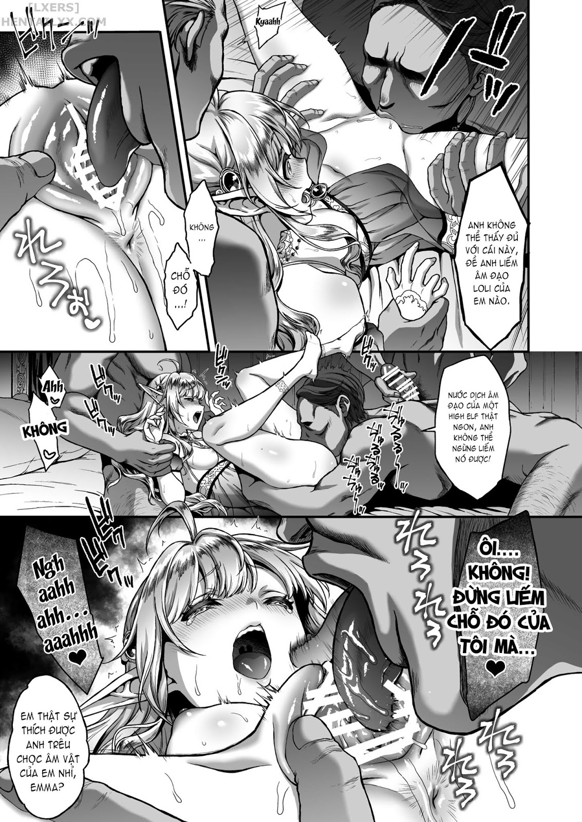 Đọc truyện hentai Tasogare No Shou Elf - Chap 4