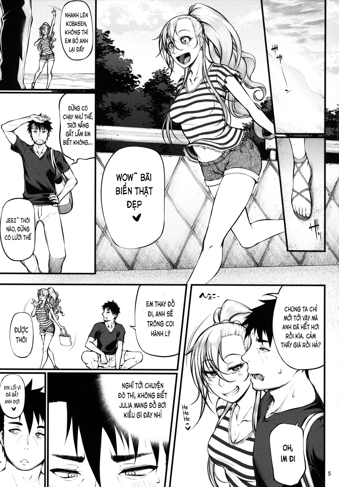 Đọc truyện hentai Drastic Summer Vacation - Oneshot