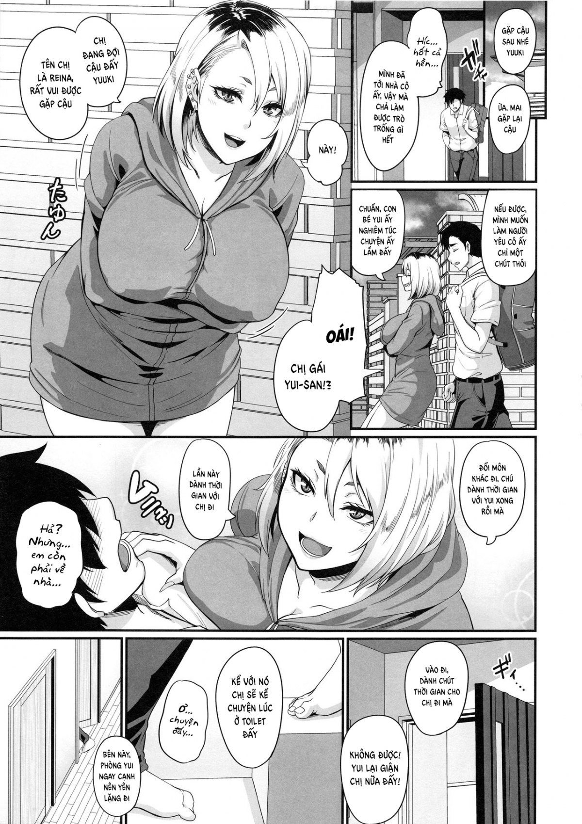 Đọc truyện hentai Her Sister's a Gyaru, a Bitch, and a Slut - Oneshot