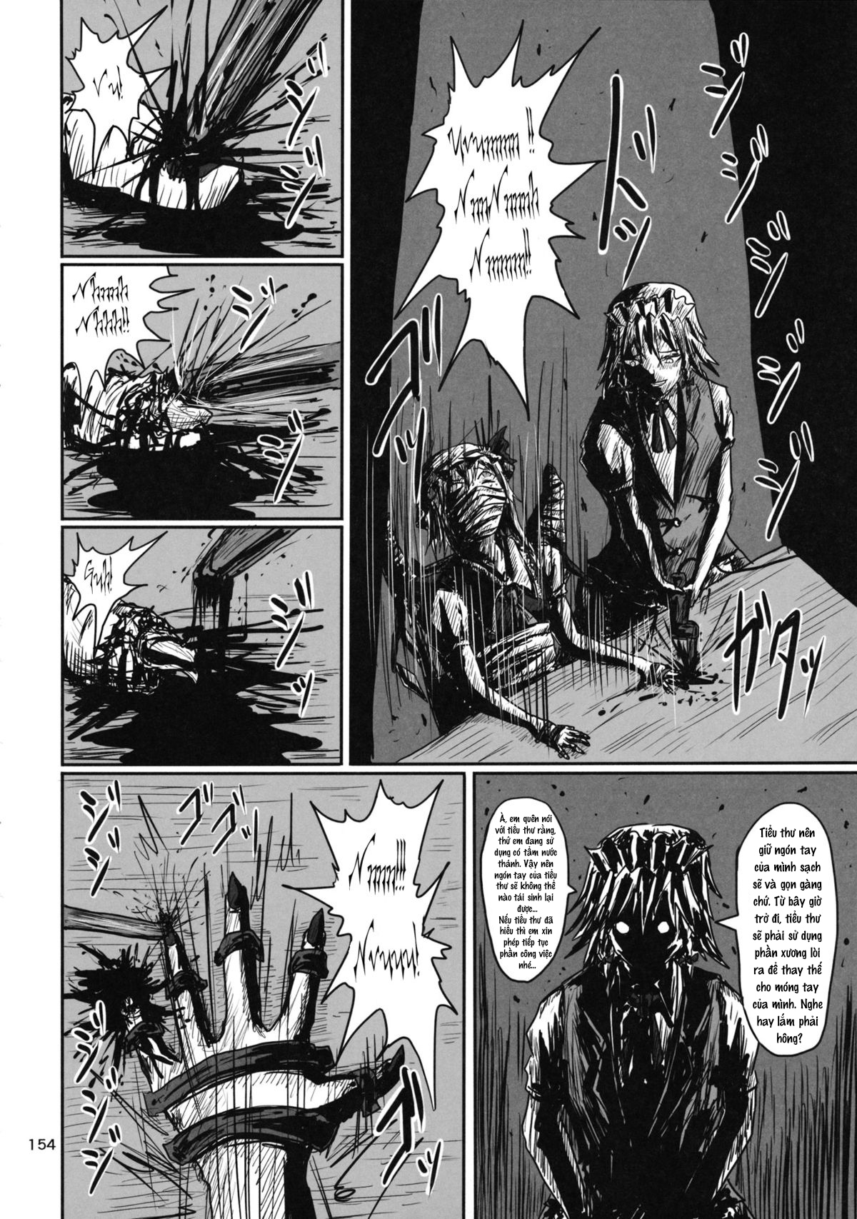 Đọc truyện hentai Tuyển tập guro ngắn( Touhou Project) - Búa và máy mài