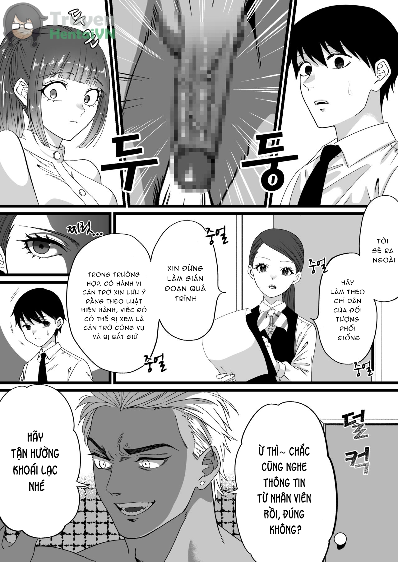 Đọc truyện hentai Boy tóc vàng cùng nữ sinh Hàn quốc - Oneshot