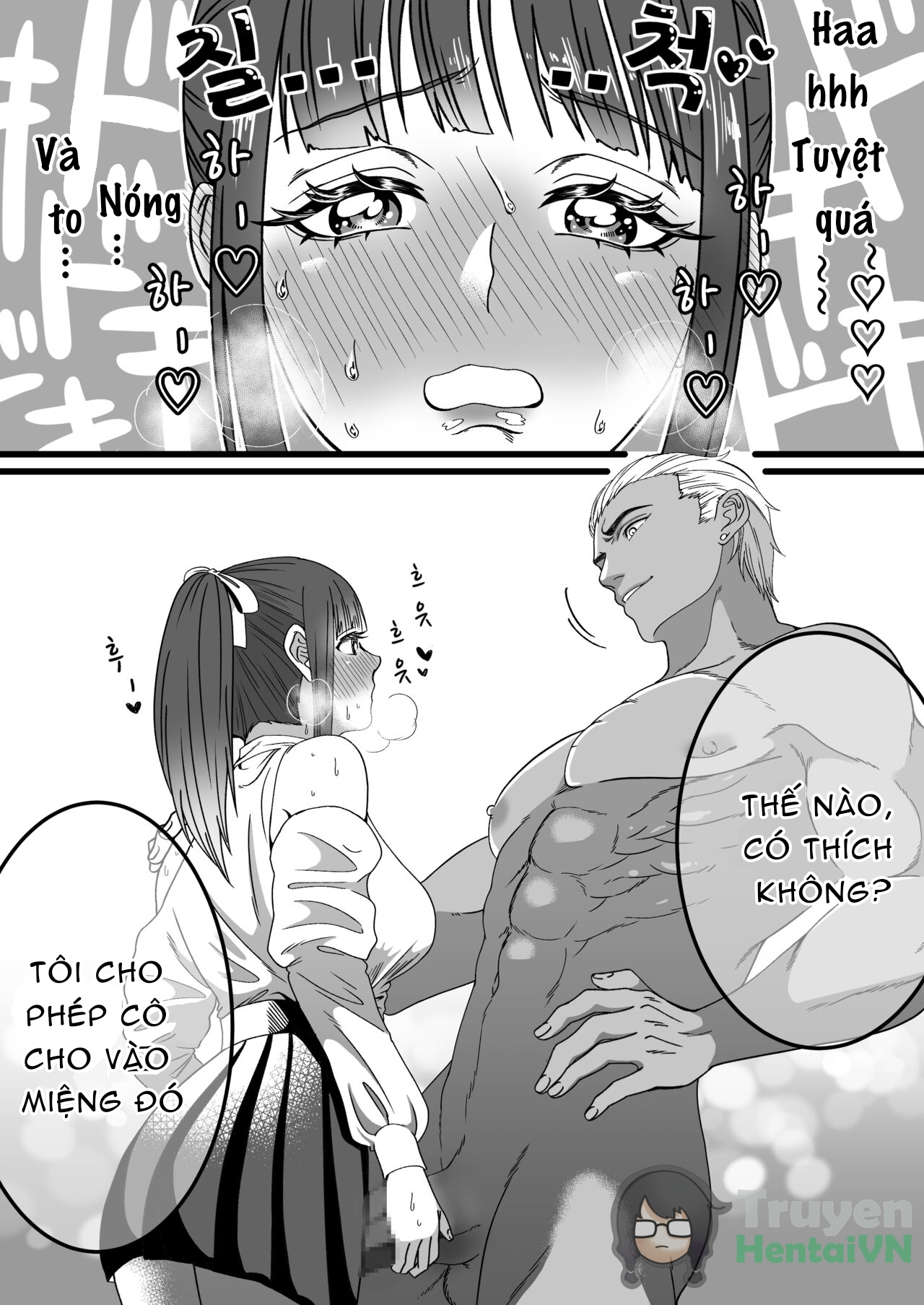 Đọc truyện hentai Boy tóc vàng cùng nữ sinh Hàn quốc - Oneshot