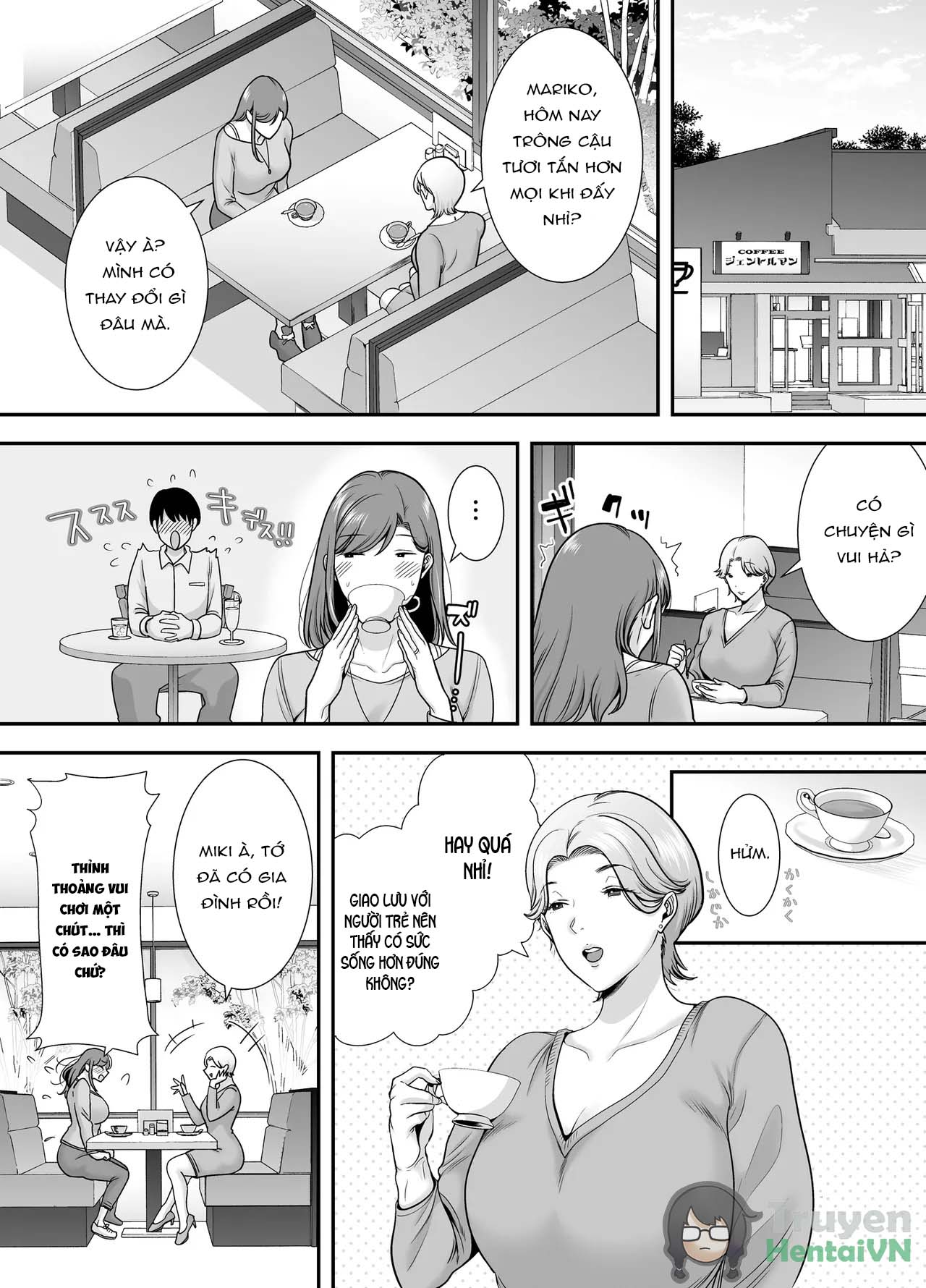 Đọc truyện hentai Mariko và tôi ~ Ngoại tình với một người phụ nữ đã có chồng ở công việc bán thời gian~ - Oneshot