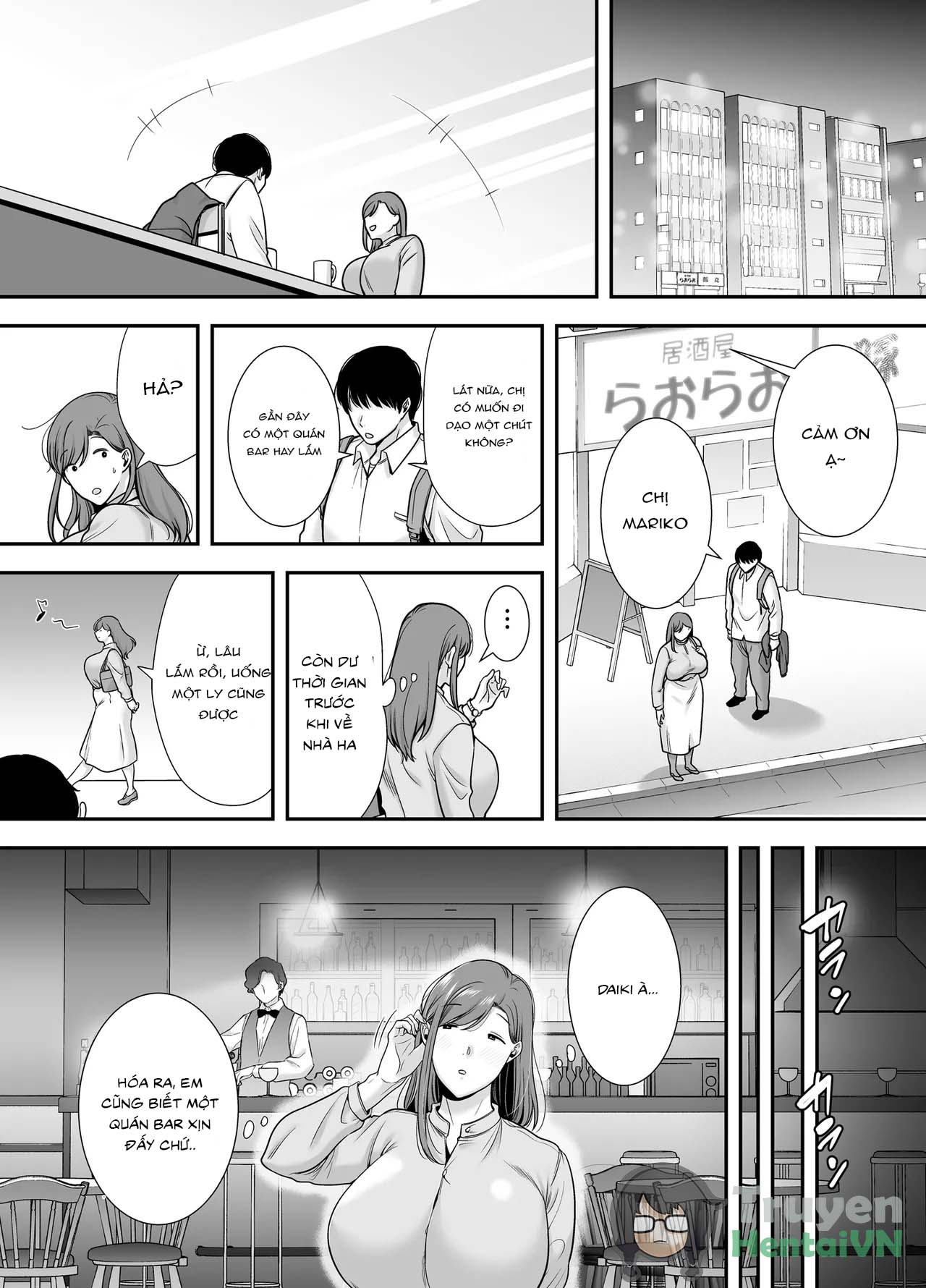 Đọc truyện hentai Mariko và tôi ~ Ngoại tình với một người phụ nữ đã có chồng ở công việc bán thời gian~ - Oneshot