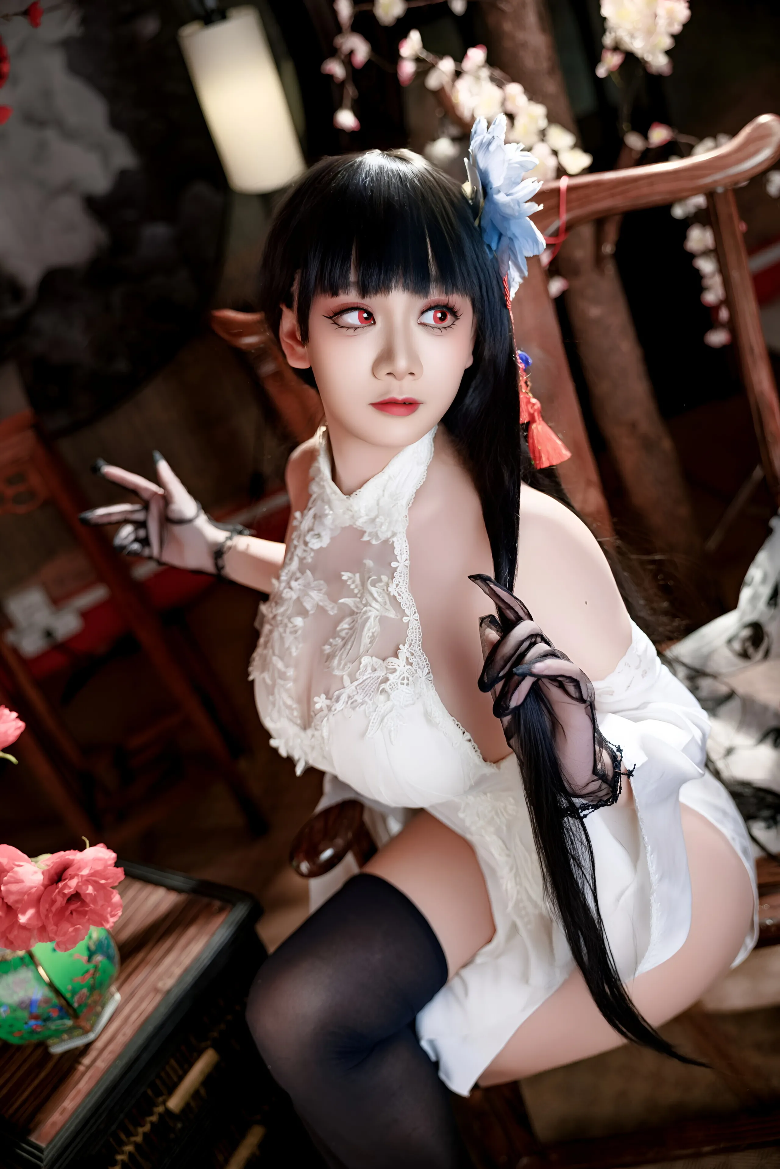 Đọc truyện hentai Tuyển tập Albums siêu phẩm Cosplay - Chap 1145 - A Xuexue - Azur Lane Yixian Cheongsam