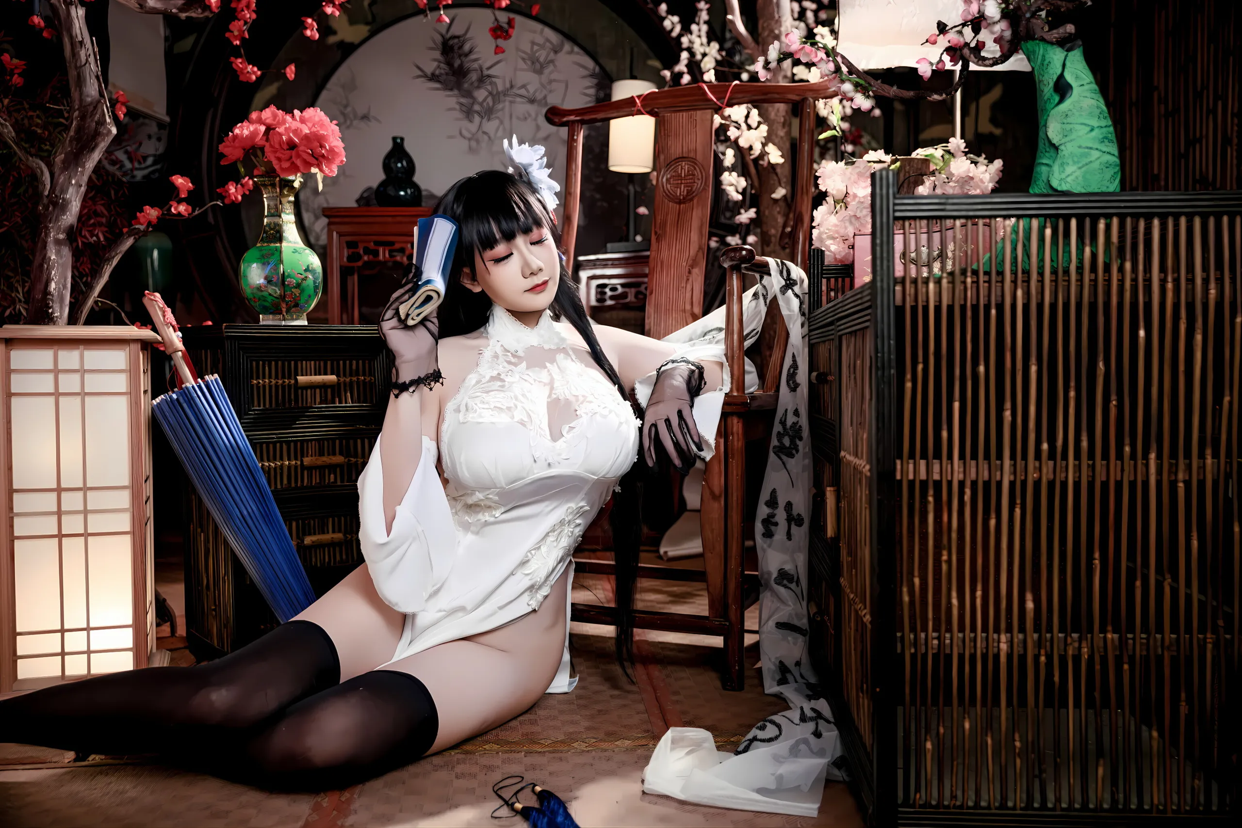 Đọc truyện hentai Tuyển tập Albums siêu phẩm Cosplay - Chap 1145 - A Xuexue - Azur Lane Yixian Cheongsam