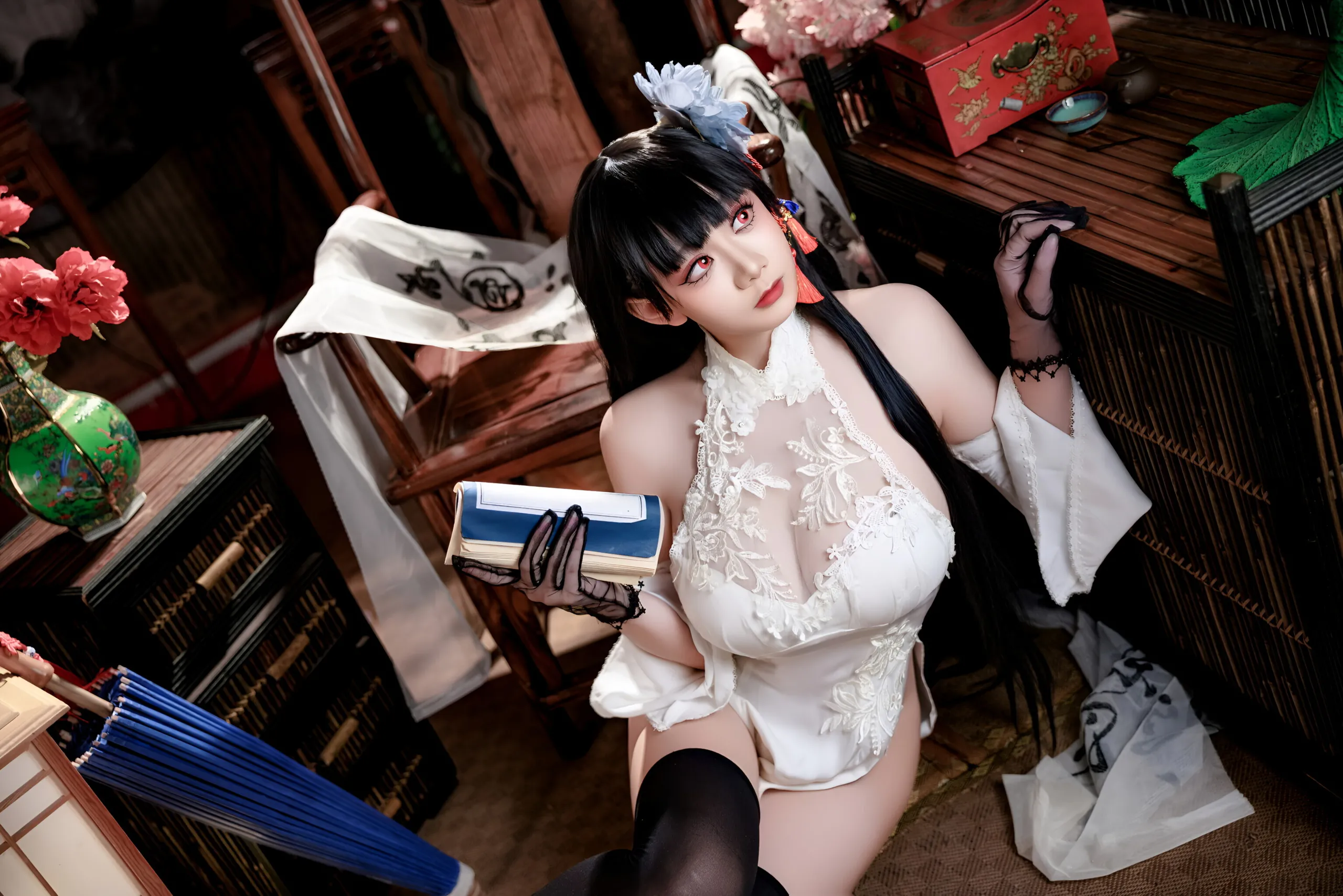 Đọc truyện hentai Tuyển tập Albums siêu phẩm Cosplay - Chap 1145 - A Xuexue - Azur Lane Yixian Cheongsam