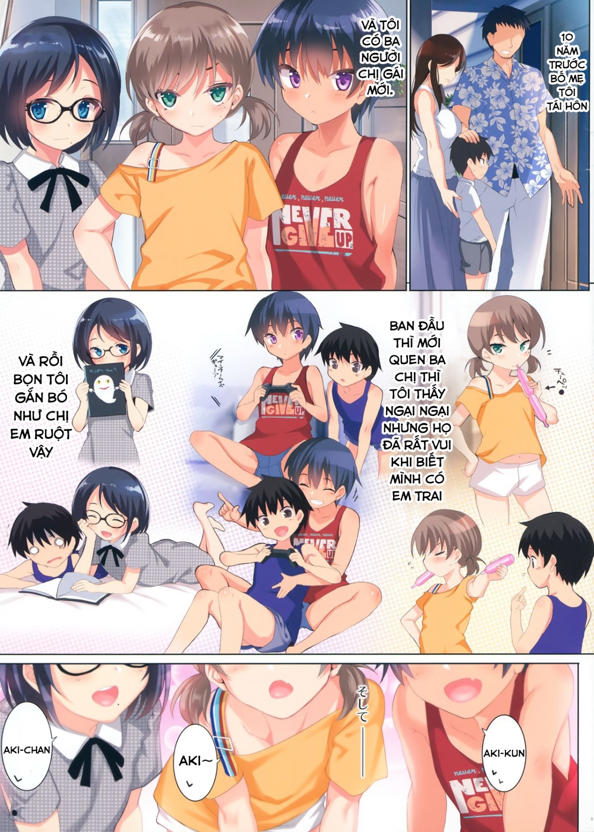 Đọc truyện hentai Hậu cung của ba chị em - Oneshot