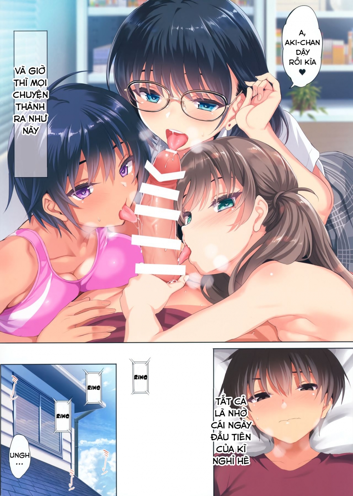 Đọc truyện hentai Hậu cung của ba chị em - Oneshot