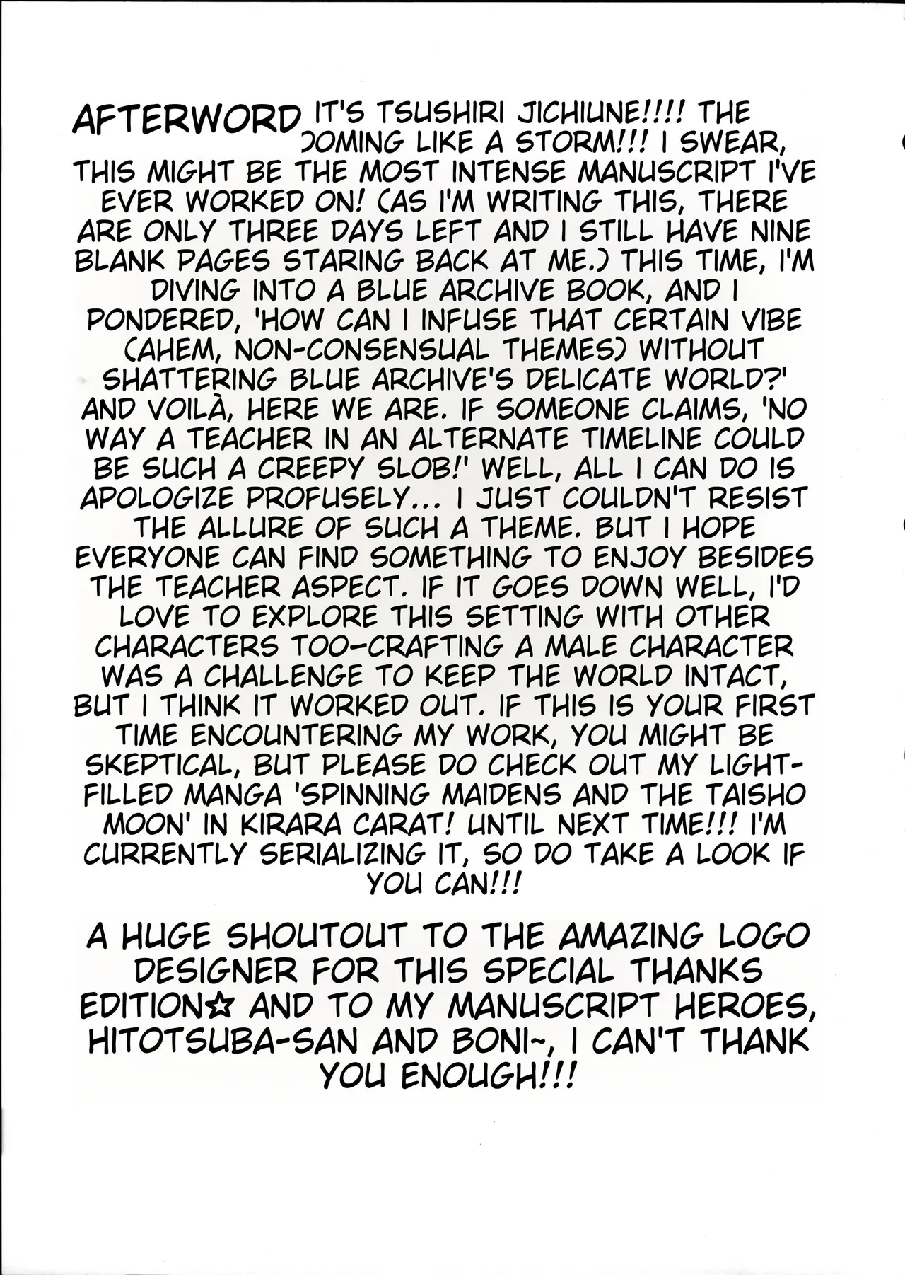 Đọc truyện hentai ENG-Chiune_Kimodebu Sugite Kivotos o Horoboshita Sensei ga Bessekaisen no Yuuka o NTR Ryoujoku suru Hon - Oneshot