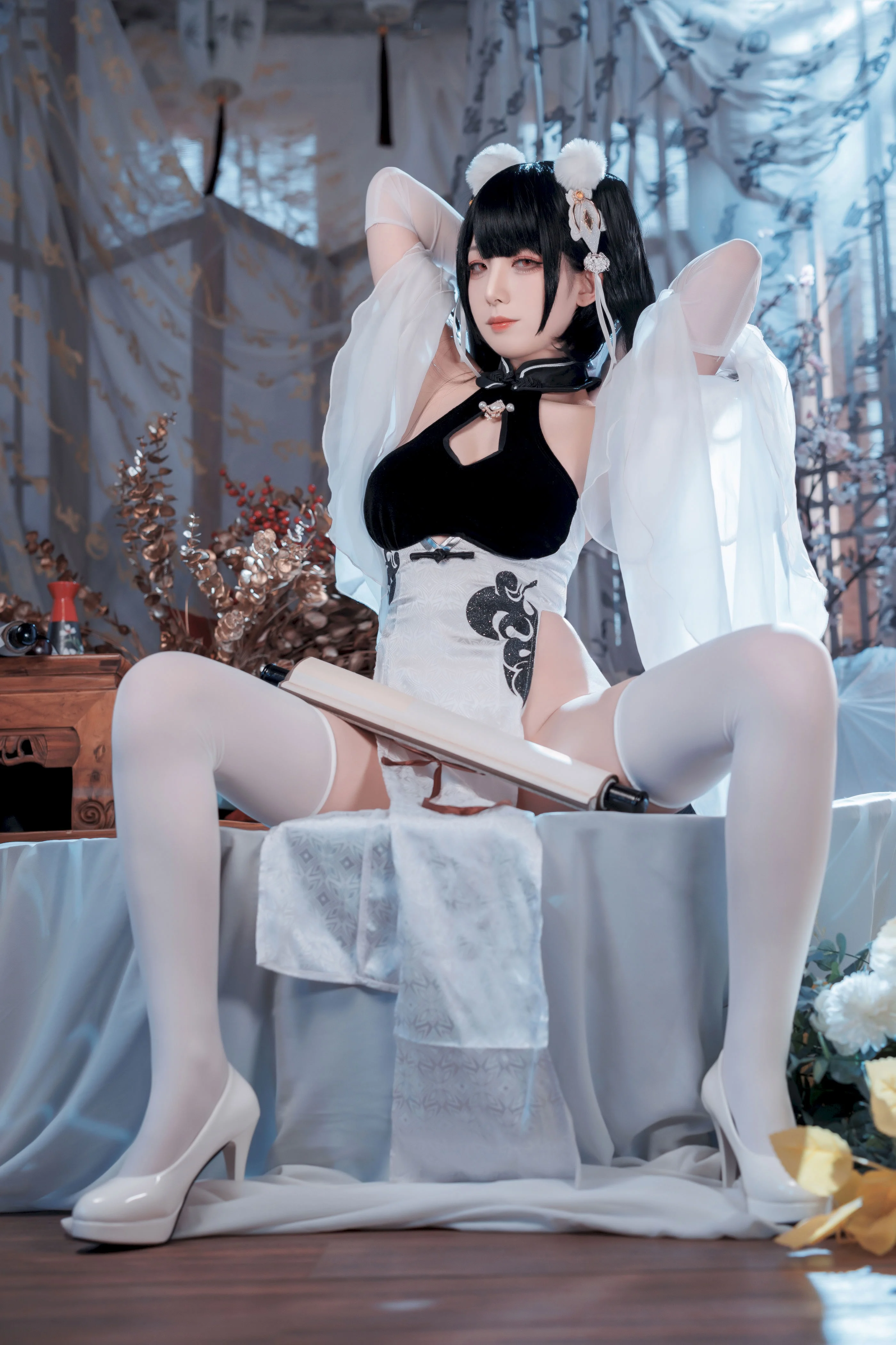 Đọc truyện hentai Tuyển tập Albums siêu phẩm Cosplay - Chap 1170 - The Frontier V - Azur Lane Peter Strasser Erotic Books and Jade