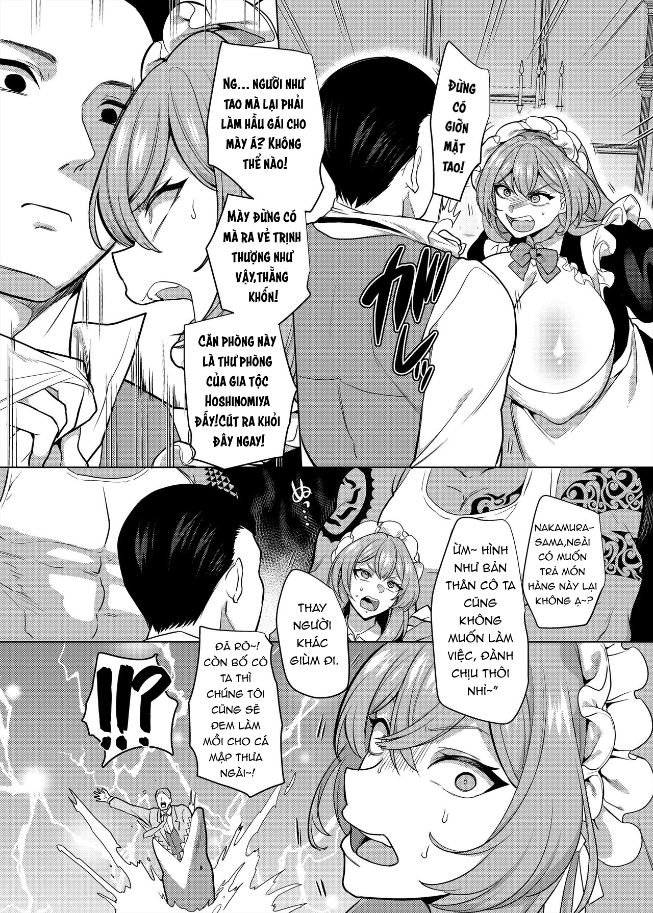 Đọc truyện hentai Moto Ijimekko Maid no Hoshinomiya-san - Oneshot