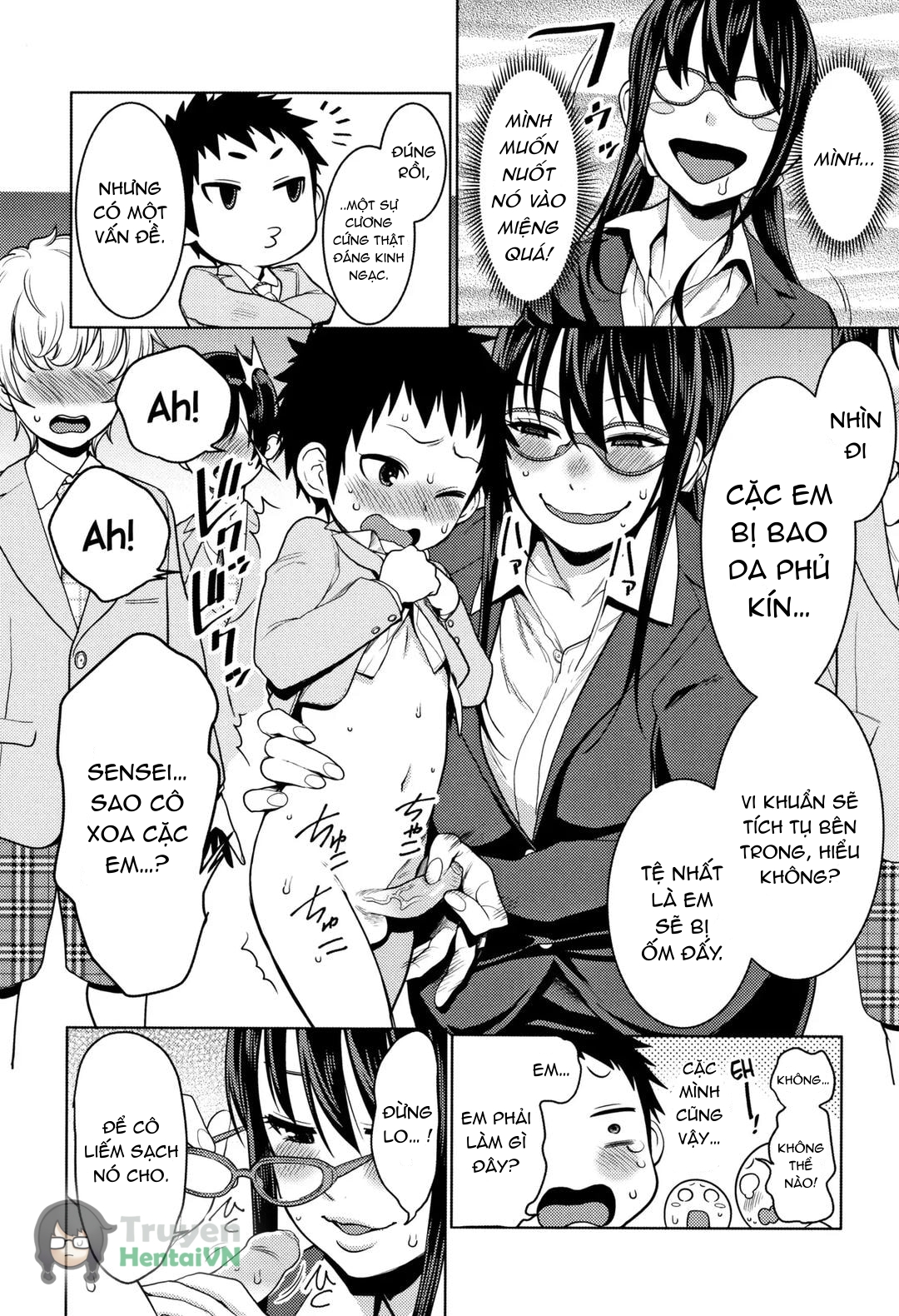 Đọc truyện hentai Yarisugi Seikyouiku! ~Hentai Onna Kyoushi Kikiippatsu~ - Oneshot
