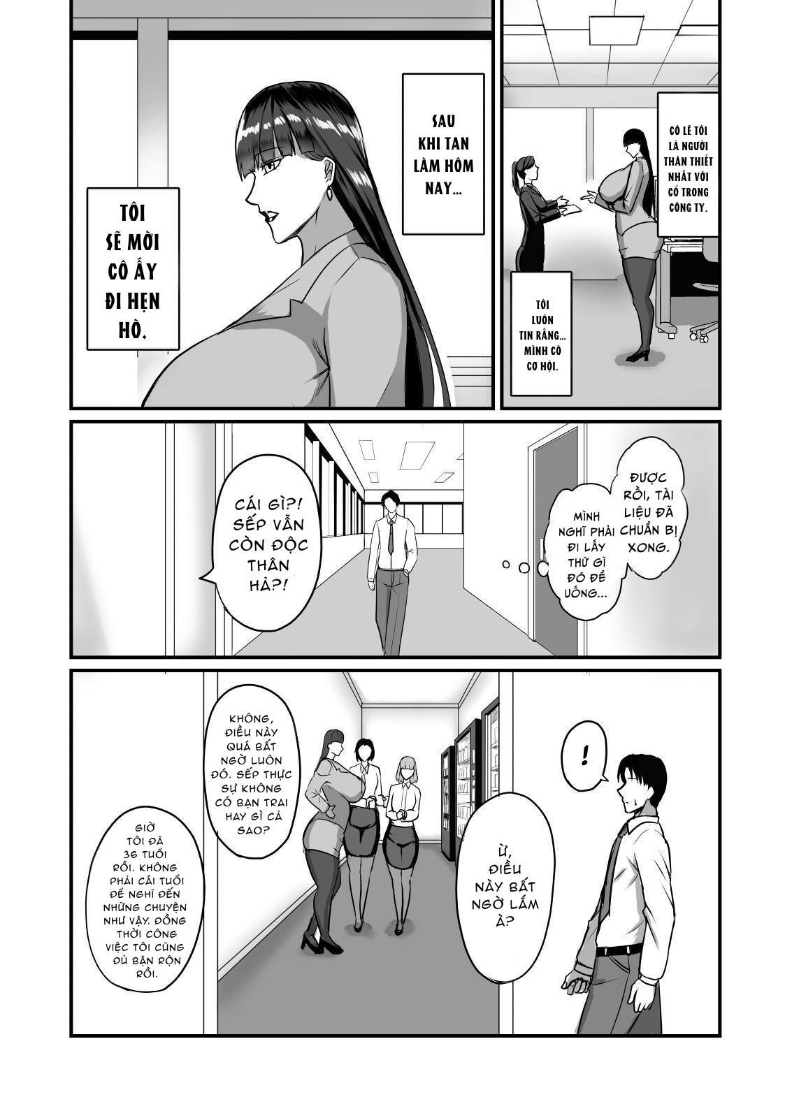 Đọc truyện hentai Jishou Otoko Irazu no Onna Joushi ga Ore o Okazu ni Shiteita Node - Oneshot