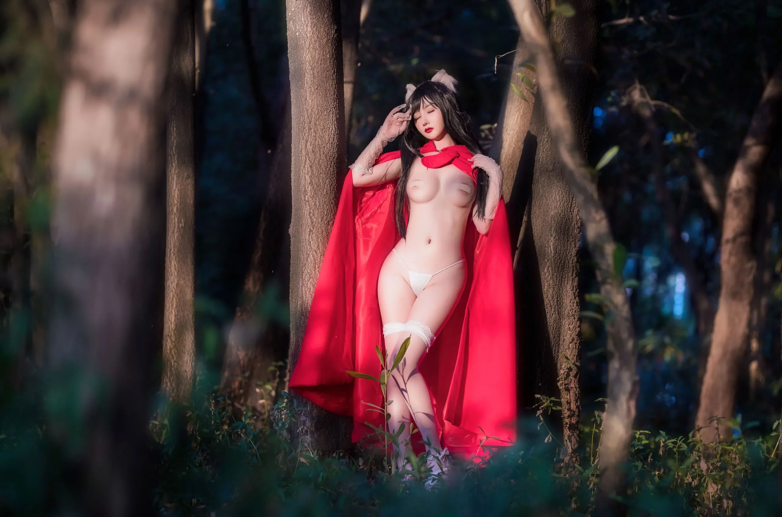 Đọc truyện hentai Tuyển tập Albums siêu phẩm Cosplay - Chap 1206 - Your Eggs (Q Version Queen) - Little Red Riding Hood