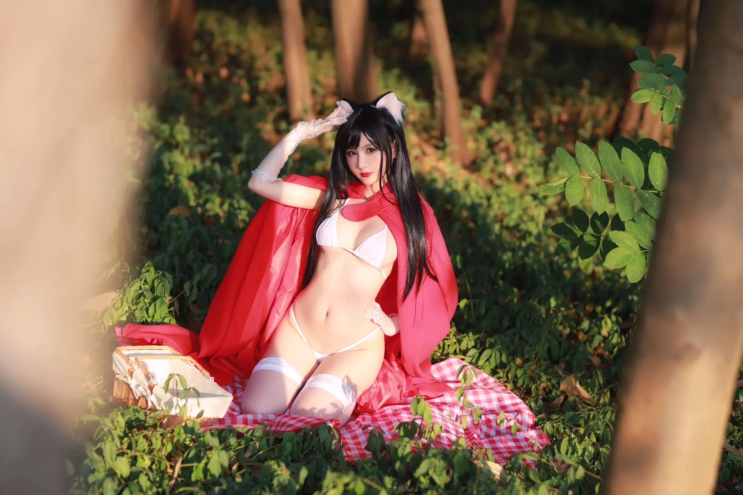 Đọc truyện hentai Tuyển tập Albums siêu phẩm Cosplay - Chap 1206 - Your Eggs (Q Version Queen) - Little Red Riding Hood