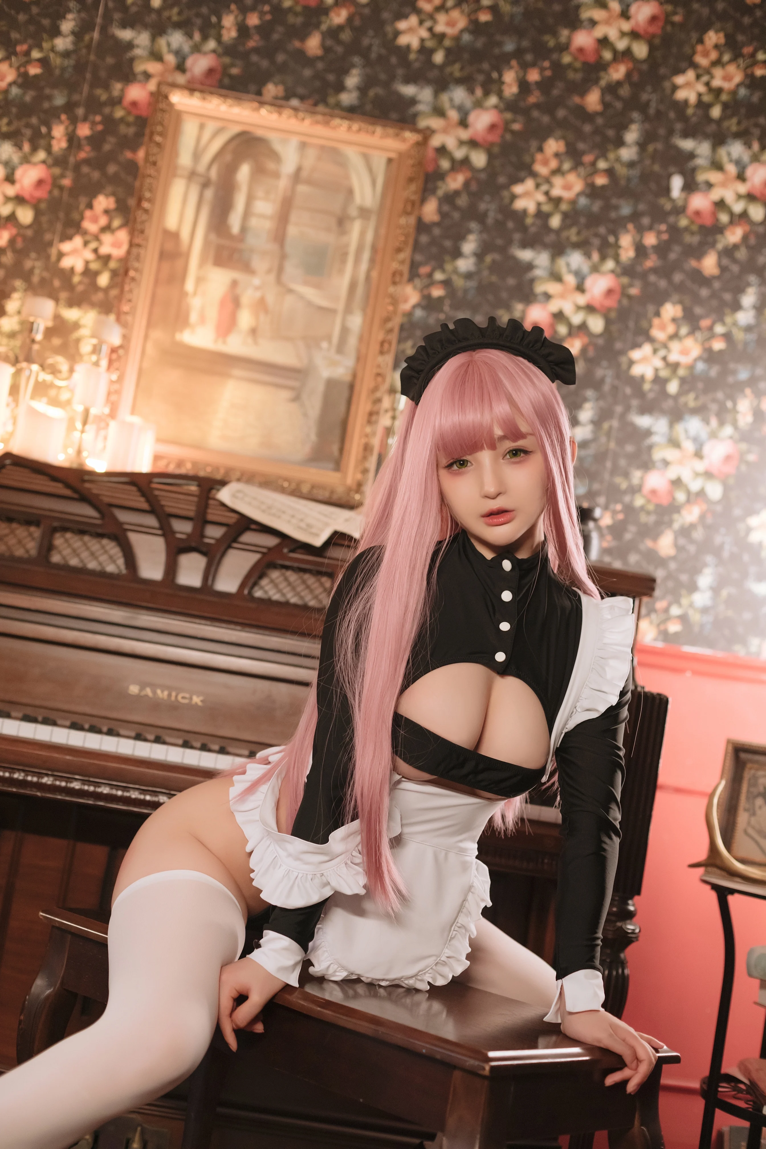 Đọc truyện hentai Tuyển tập Albums siêu phẩm Cosplay - Chap 1207 - Sakurai Nene - Retro Maid